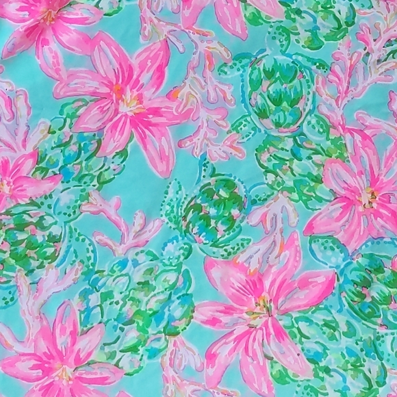 Lilly Pulitzer Kids' Rashguard Swimsuit Set Multi Splashdance Girls' 14 / XL - Picture 2 of 5